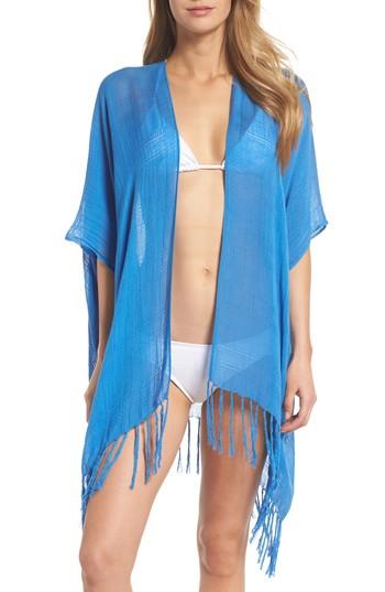 Women's Echo Bayshort Cover-up Cardigan, Size - Blue