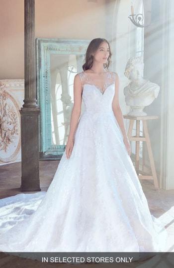 Women's Sareh Nouri Owen Lace Ballgown, Size In Store Only - Ivory