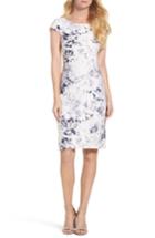 Women's Chetta B Lace Sheath Dress - White