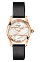 Women's Tissot T-wave Leather Strap Watch, 30mm