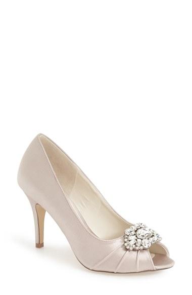 Women's Pink Paradox London 'tender' Open Toe Pump M - Beige