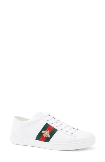 Women's Gucci New Ace Convertible Heel Sneaker