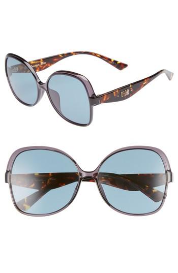 Women's Dior Nuance F 60mm Sunglasses - Grey