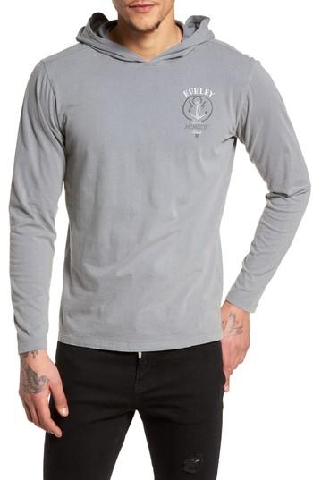 Men's Hurley Destroy Hoodie - Grey