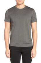 Men's Theory Silk & Cotton Crewneck T-shirt - Black
