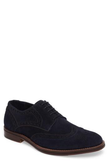 Men's Kenneth Cole New York Wingtip .5 M - Blue