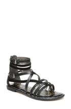 Women's Sam Edelman Ganesa Strappy Sandal .5 M - Black