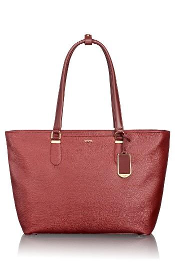 Tumi Sinclair - Nell Coated Canvas Tote - Red