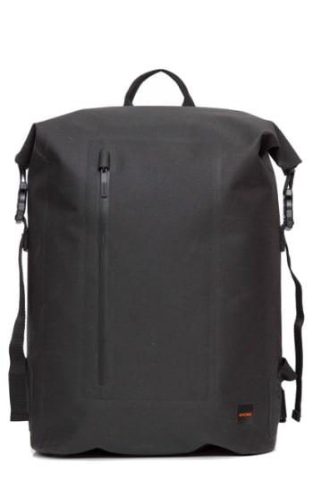 Men's Knomo London Thames Cromwell Roll Top Backpack - Black