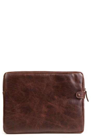 Men's Moore & Giles Leather Tech Pocket - Brown