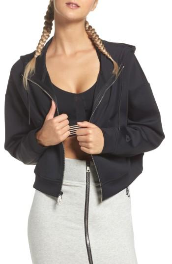 Women's Nike Essential Cropped Hoodie - Black