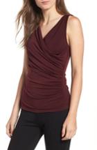 Women's Bailey 44 Comprimat Draped Top - Burgundy