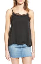 Women's Sun & Shadow Lace Trim Camisole