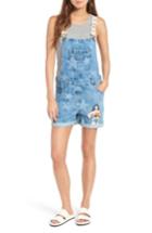 Women's Paul & Joe Sister Wonder Woman Denim Short Overalls Us / 38 Fr - Blue