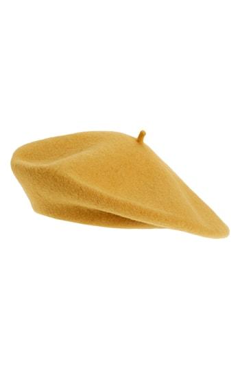 Women's Madewell X Biltmore Wool Beret - Yellow