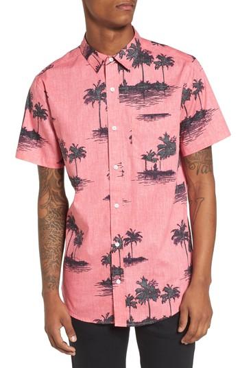 Men's The Rail Reverse Printed Shirt - Pink