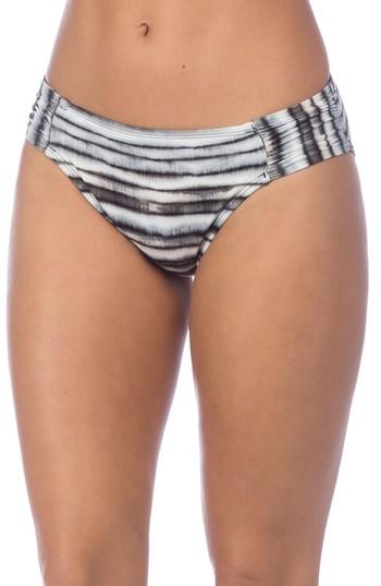 Women's La Blanca Shirred Hipster Bikini Bottoms - Black