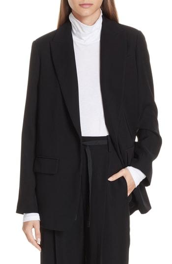 Women's Vince Boyfriend Blazer - Black