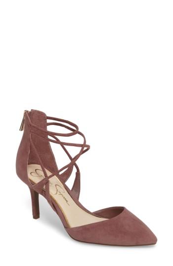 Women's Jessica Simpson Piah Strappy Pump .5 M - Purple