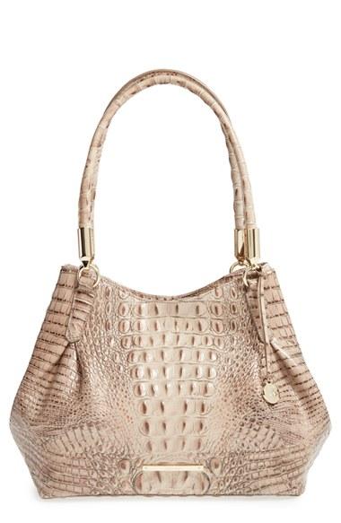 Brahmin 'judith' Croc Embossed Leather Hobo -
