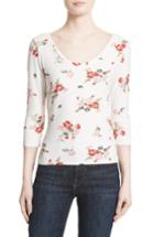 Women's Rebecca Taylor Marguerite Floral Jersey Tee