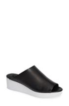 Women's Donna Karan Reisley Wedge Slide Sandal .5 M - Black