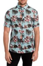 Men's 7 Diamonds Palapa Funk Print Woven Shirt