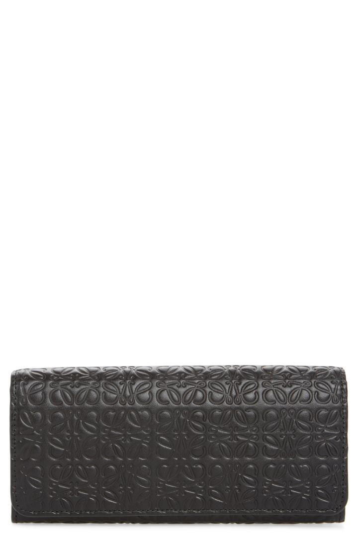 Men's Loewe Continental Leather Zip Wallet -
