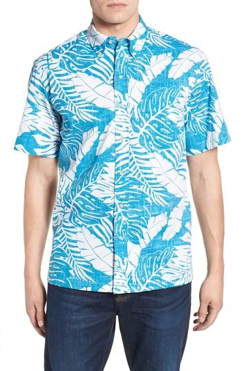 Men's Reyn Spooner Avenue Falls Classic Fit Sport Shirt - Blue