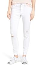 Women's Caslon Distressed Skinny Jeans - White