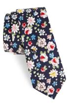 Men's Nordstrom Men's Shop Frenso Floral Cotton Skinny Tie