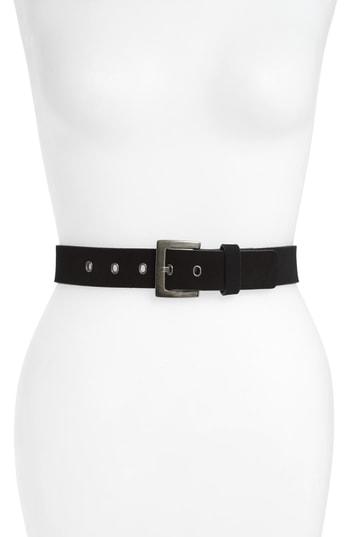 Women's Lovestrength Basic Suede Belt, Size /small - Black