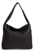 Robert Zur Large Jo Leather Hobo - Black