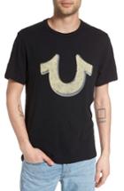 Men's True Religion Brand Jeans Pop Art Horseshoe Graphic T-shirt - Black