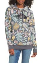 Women's The North Face Print Hoodie Sweatshirt - Grey