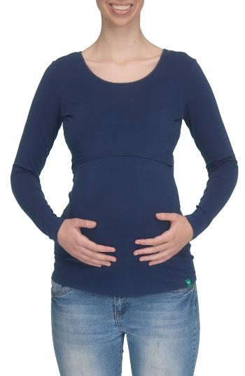 Women's Modern Eternity Maternity/nursing Tee - Blue