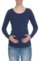 Women's Modern Eternity Maternity/nursing Tee - Blue