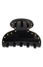 France Luxe Studded Small Couture Jaw Clip, Size - Black