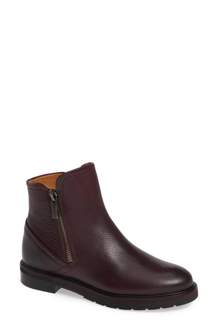 Women's Samuel Hubbard City Bootie .5 M - Burgundy