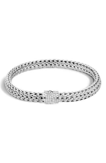 Women's John Hardy 'classic Chain' Diamond Small Bracelet