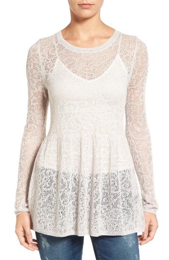 Women's Hinge Pointelle Pullover