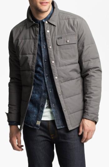 Men's Brixton 'cass' Quilted Jacket - Blue