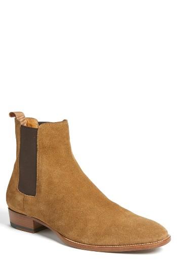 Men's Saint Laurent Wyatt Chelsea Boot Us / 43eu - Beige