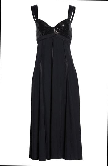 Women's Grey Jason Wu Sequin Bodice Midi Dress