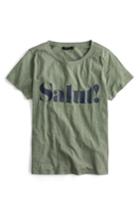 Women's J.crew Salut Tee, Size - Green