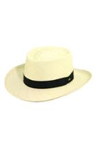 Men's Scala Panama Straw Gambler Hat -