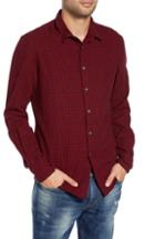 Men's John Varvatos Star Usa Check Sport Shirt, Size - Red