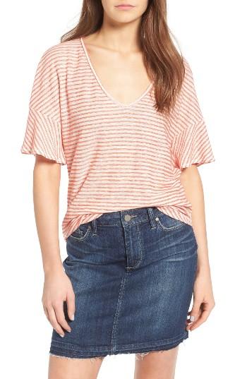 Women's Splendid Stripe Bell Sleeve Tee