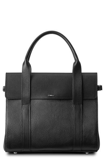 Shinola Small Grained Leather Satchel - Black