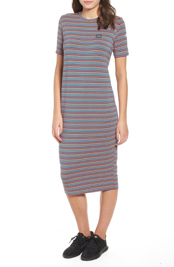 Women's Obey Bowery Stripe T-shirt Dress